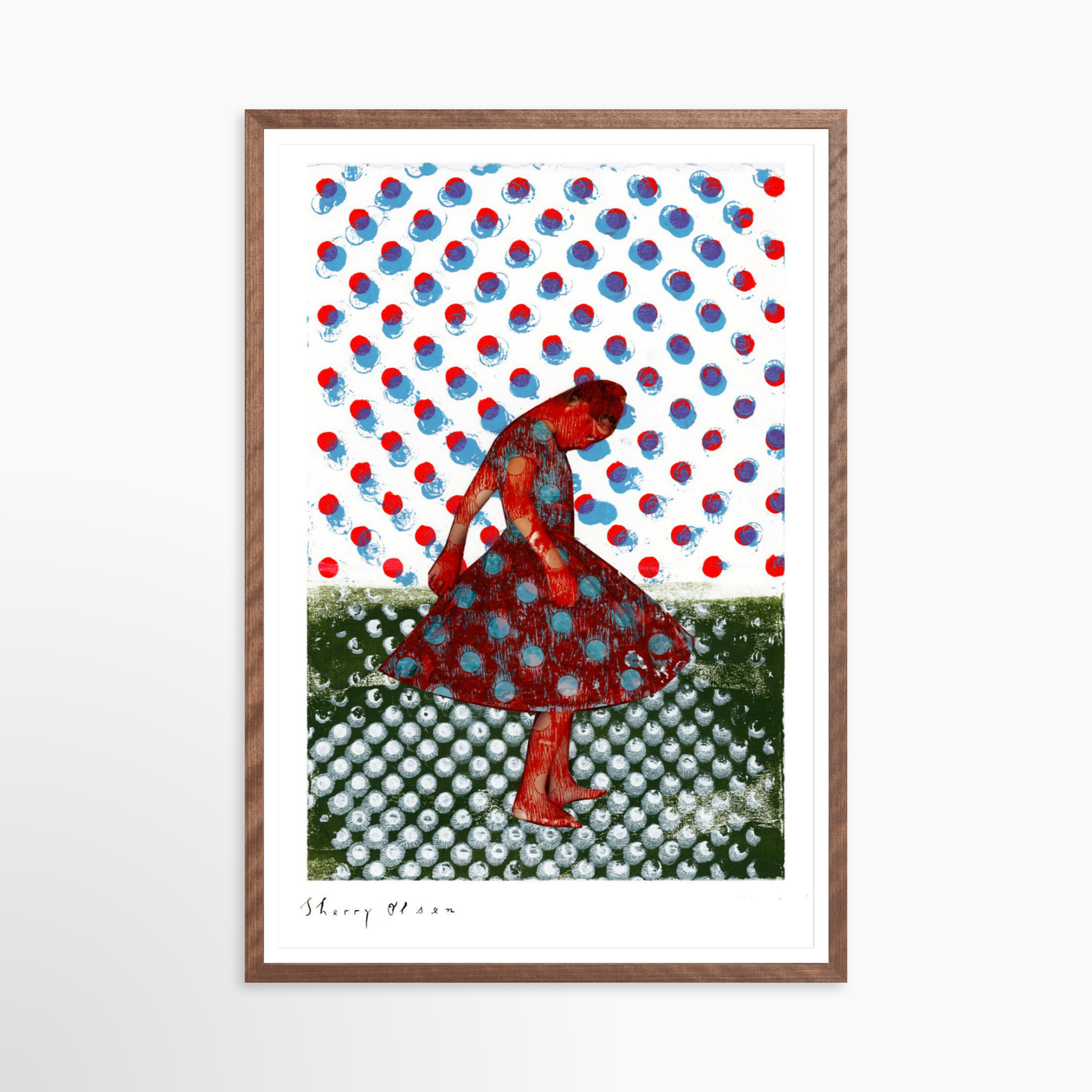 24" x 36" / Walnut